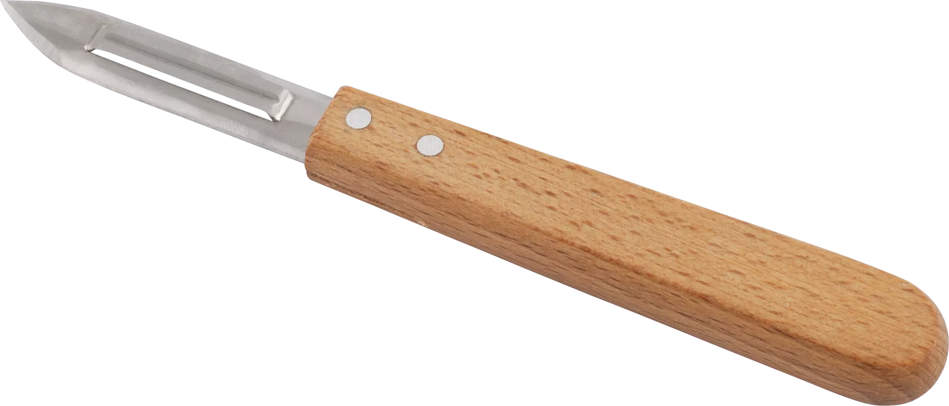 Kartoffelskræller med træskaft