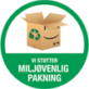 Badge for miljøvenlig pakning